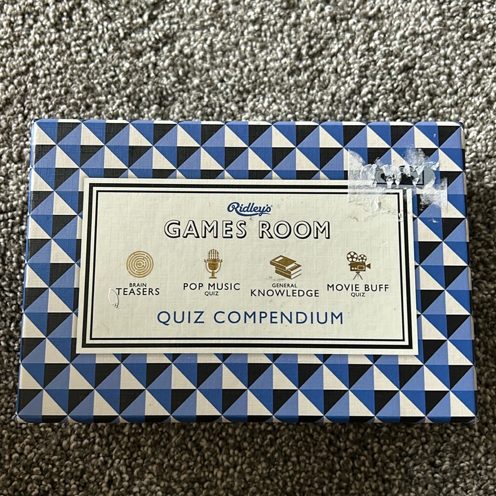 Ridley’s Games Room Quiz Compendium